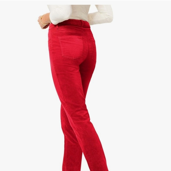 Women's Red Jeans - Picture 5 of 15